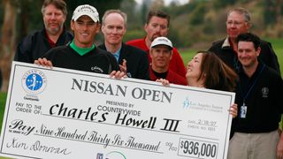 Charles Howell III after winning the 2007 Nissan Open at Riviera Country Club