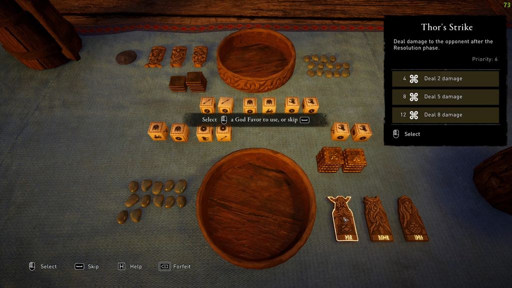 Assassin's Creed Valhalla Orlog guide How to win and use God Favors GamesRadar+