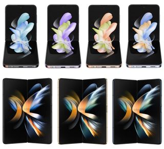 Samsung Galaxy Z Flip 4 and Fold 4 foldable phones