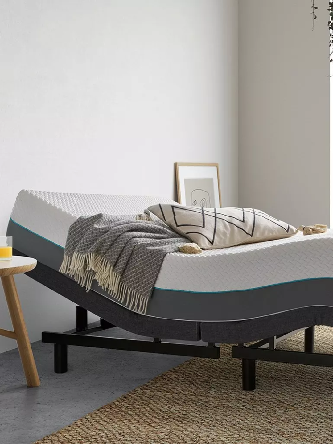 An adjustable smart bed from Dreams