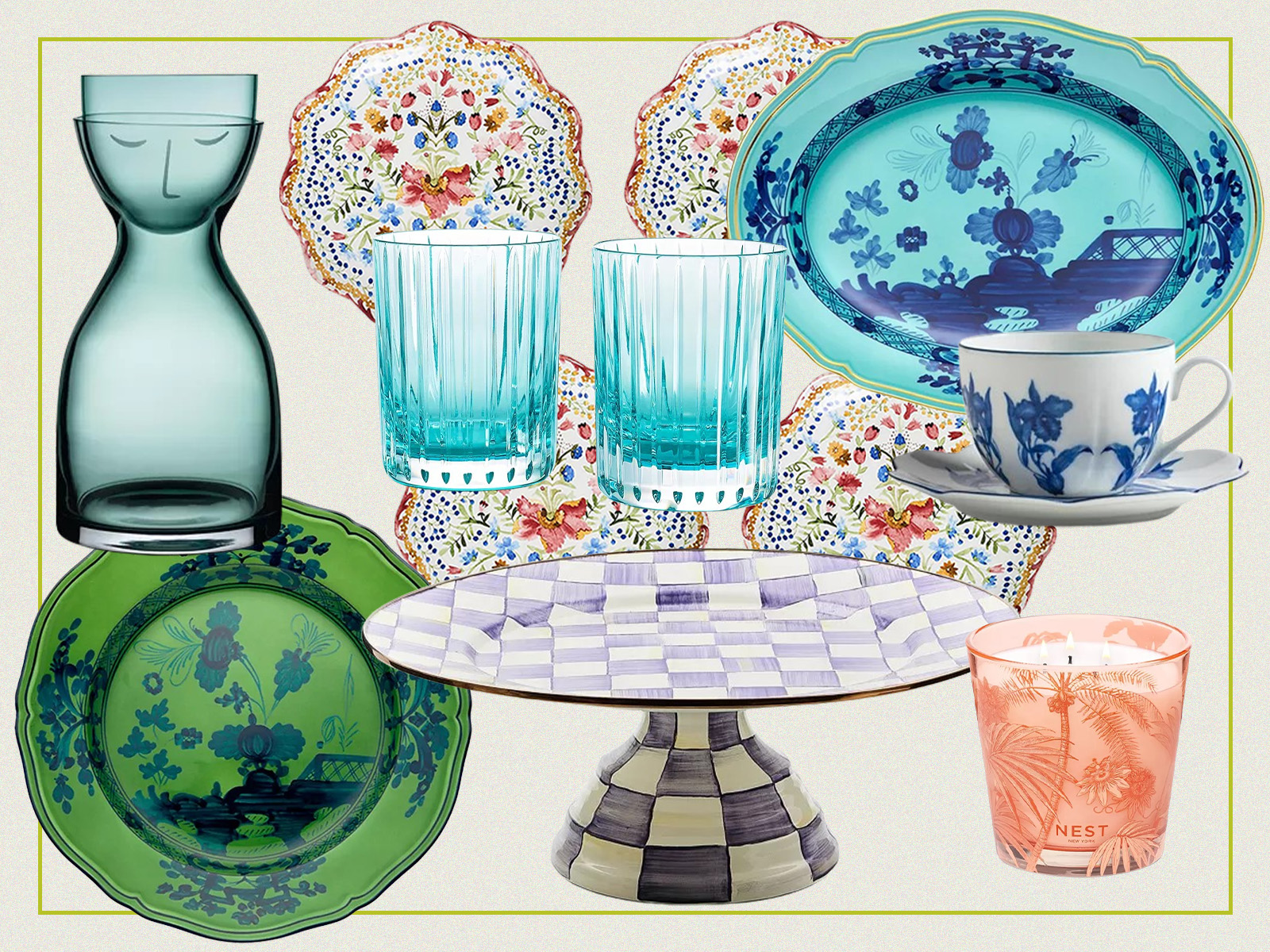 Collage Image of Spring Hosting Essentials From Bloomingdale's