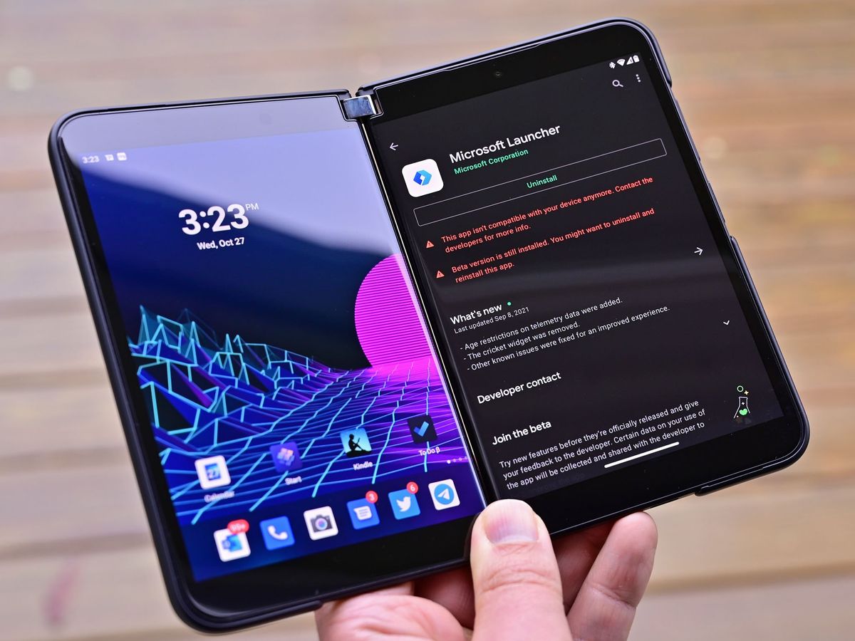 Microsoft separates Launcher app on Surface Duo from Play Store, heads ...