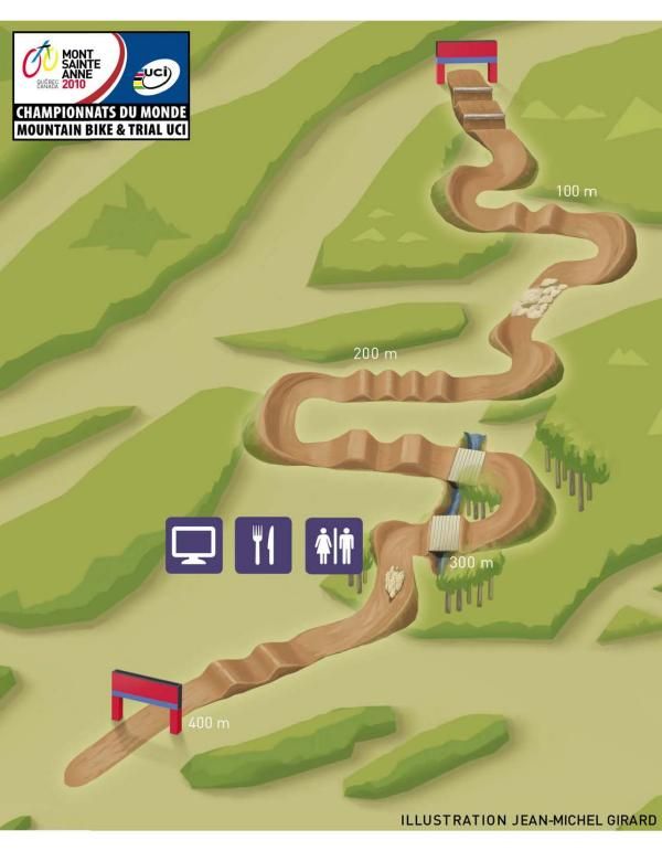The 2010 four cross world championship course