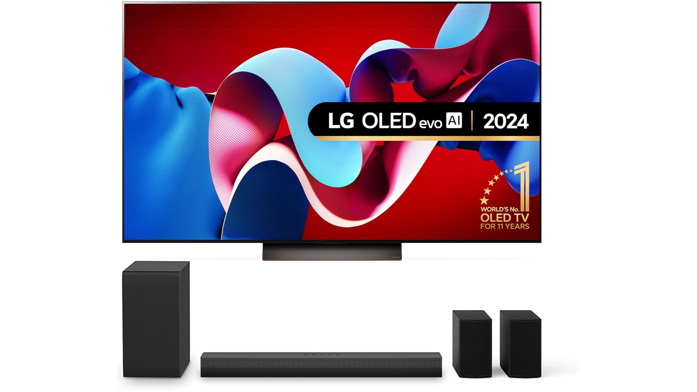 LG TV and soundbar