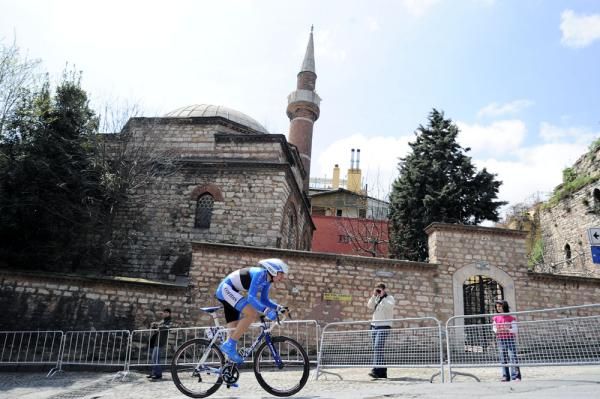 Estonian time trial and road champion Rein Taaramae finished the prologue in Istanbul in fourth position