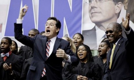 Comedian Stephen Colbert started the super PAC Americans for a Better Tomorrow, Tomorrow, which is not to be confused with the equally-real group Americans for a Better Tomorrow, Yesterday.