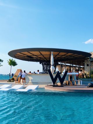 W Costa Navarino review: The beach bar