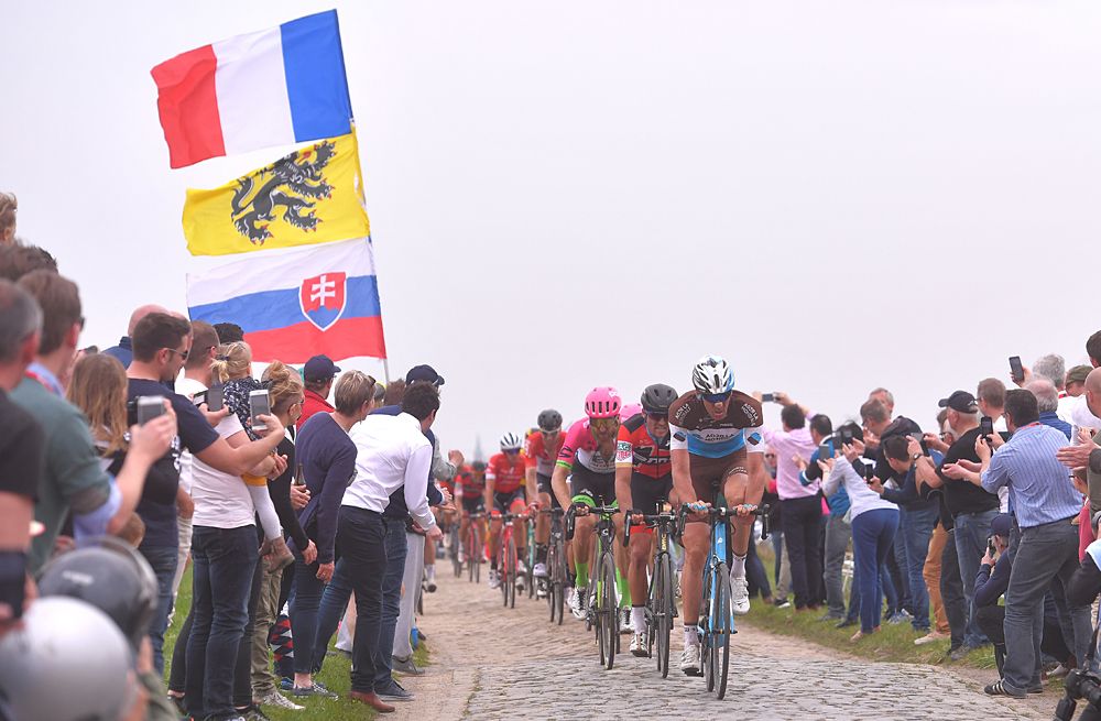 Taylor Phinney (EF Education First- Drapac) at 2018 Paris-Roubaix