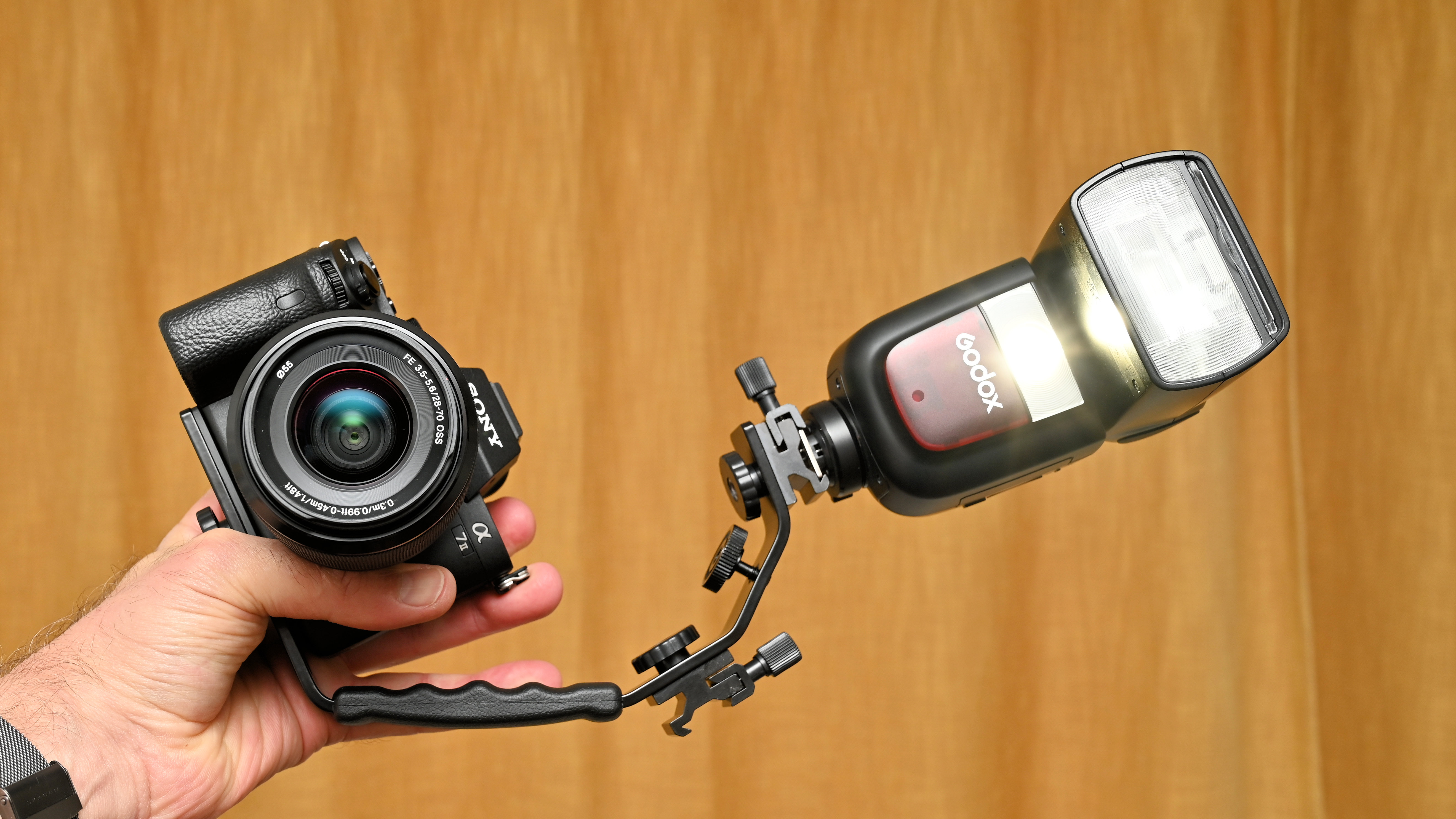 ChromLives Camera L Bracket Mount Video Grip