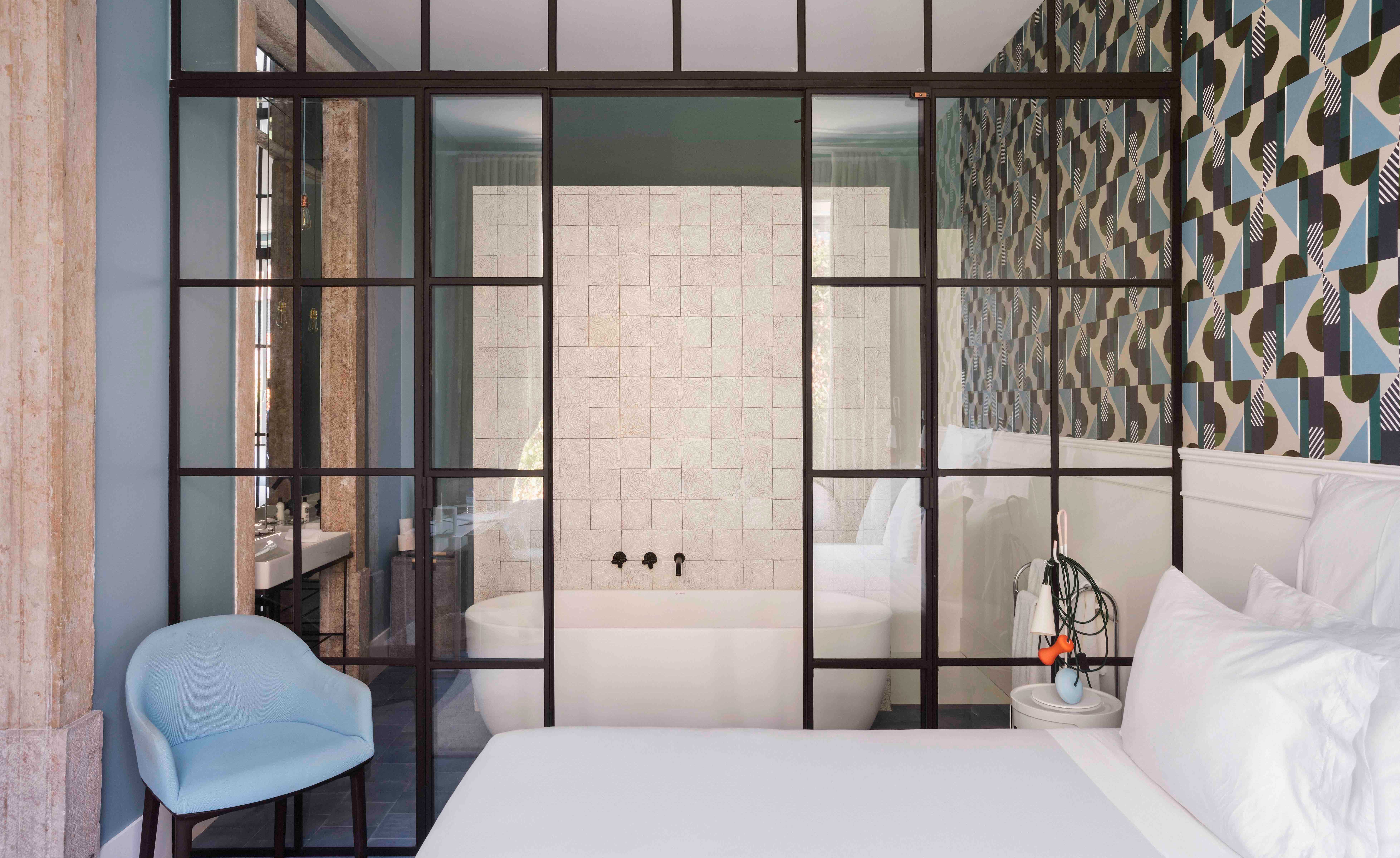 An image of a guest room in the hotel
