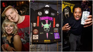 People partying at the Metal Hammer 400 event