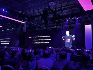 Dr Werner Vogels discussing key steps to becoming a frugal architect at AWS re:Invent 2023