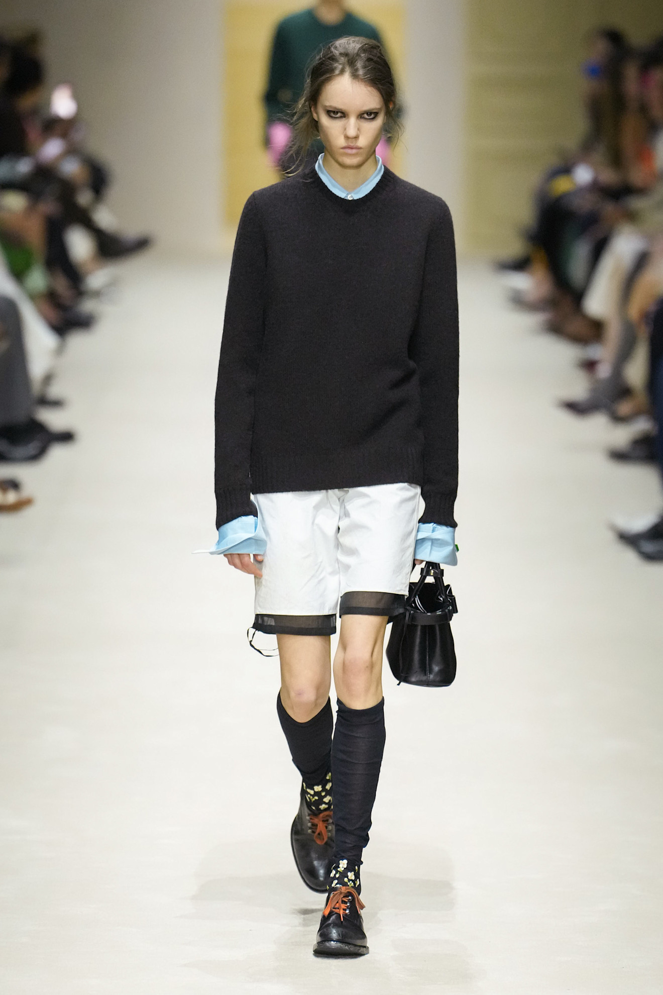 A runway look from the Prada Fall 2026 collection