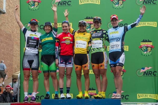 The final overall women's jerseys for the week.