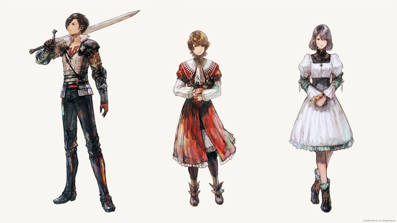 New Final Fantasy 16 characters and art