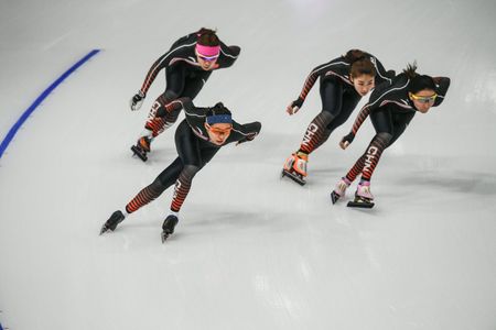 Winter Olympic athletes from China. 