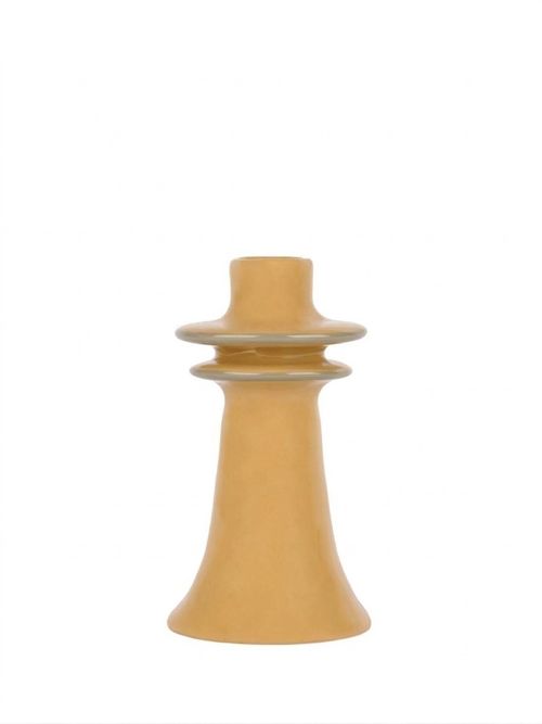 Stoneware Candlestick Holder