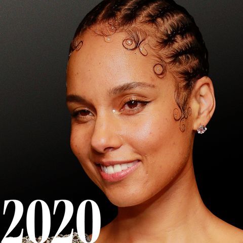 baby hair, alicia keys