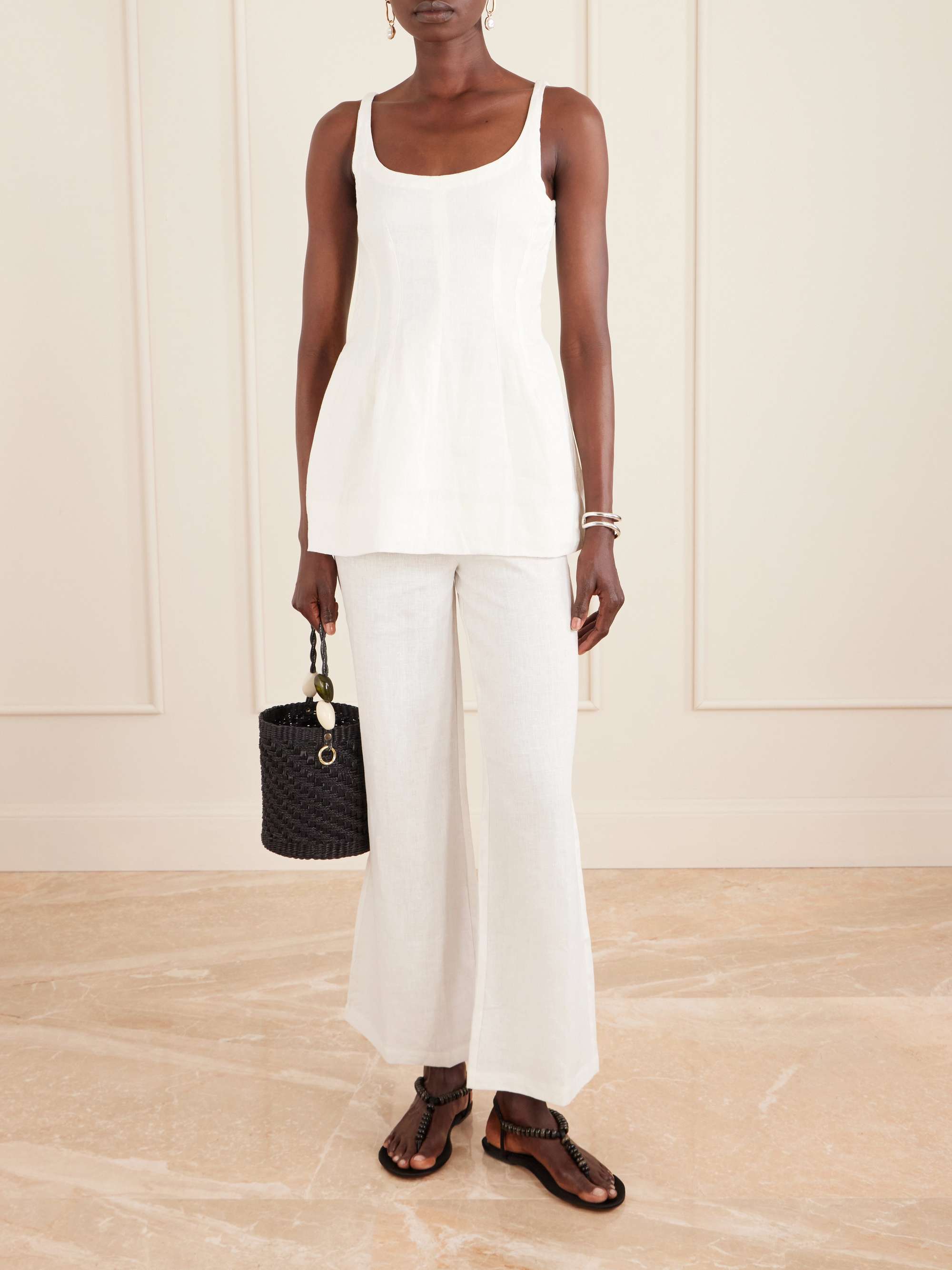 Syna Linen Blouse