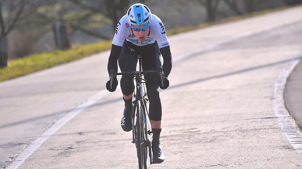 Wisniowski's Dogma K10 ran a full Shimano Dura-Ace R9150 groupset and wheels