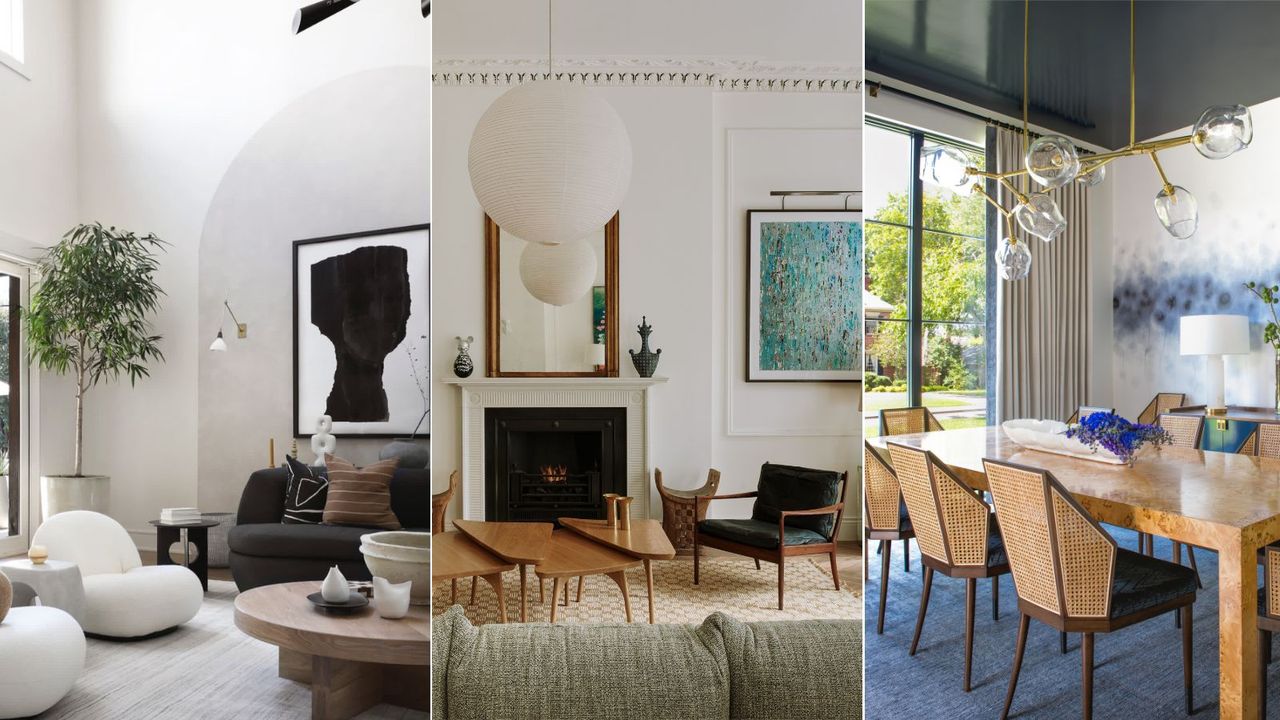 Three spaces featuring furniture purchased from brands from the Decorator&#039;s Addressbook