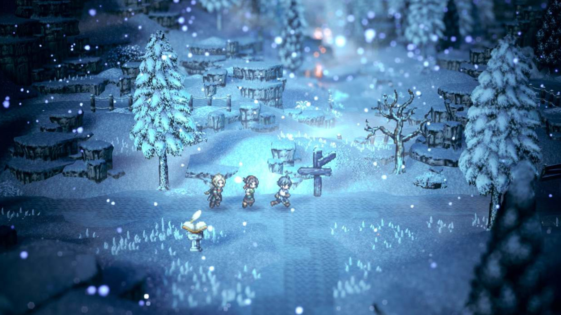 A screenshot of the upcoming PS5 game, Octopath Traveler 0.