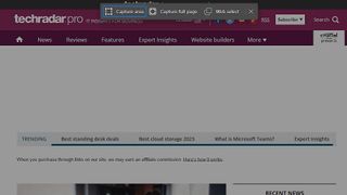 Microsoft Edge web capture