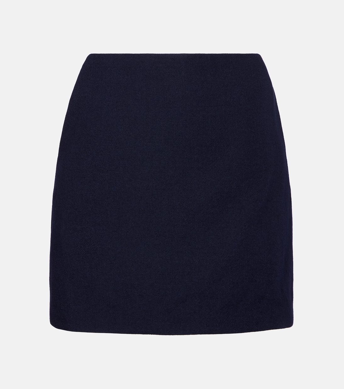 Jeanette Virgin Wool Miniskirt in Blue - Tove