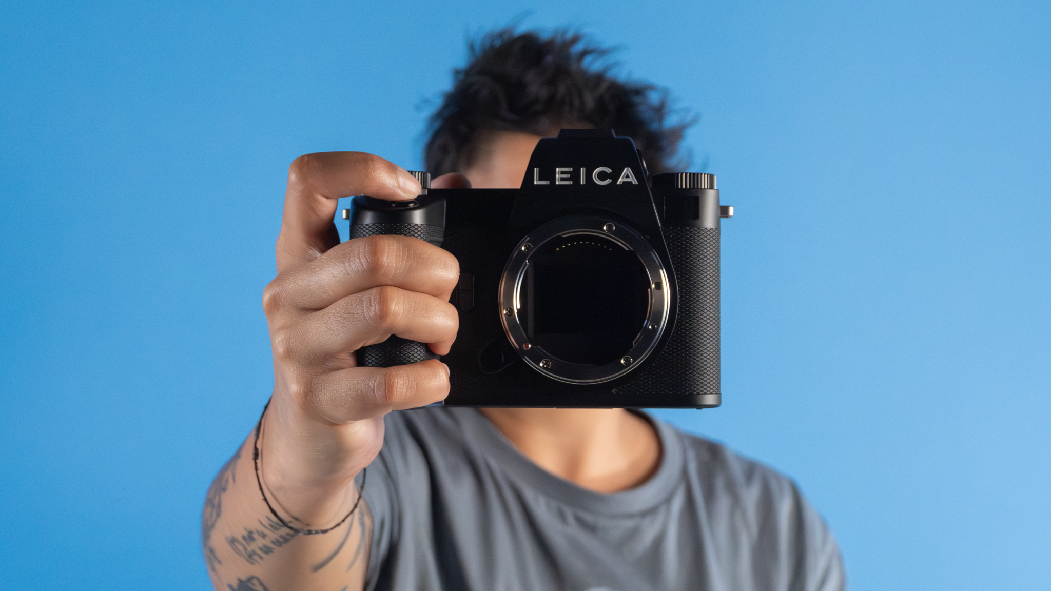 A Leica SL3-P full frame mirrorless camera