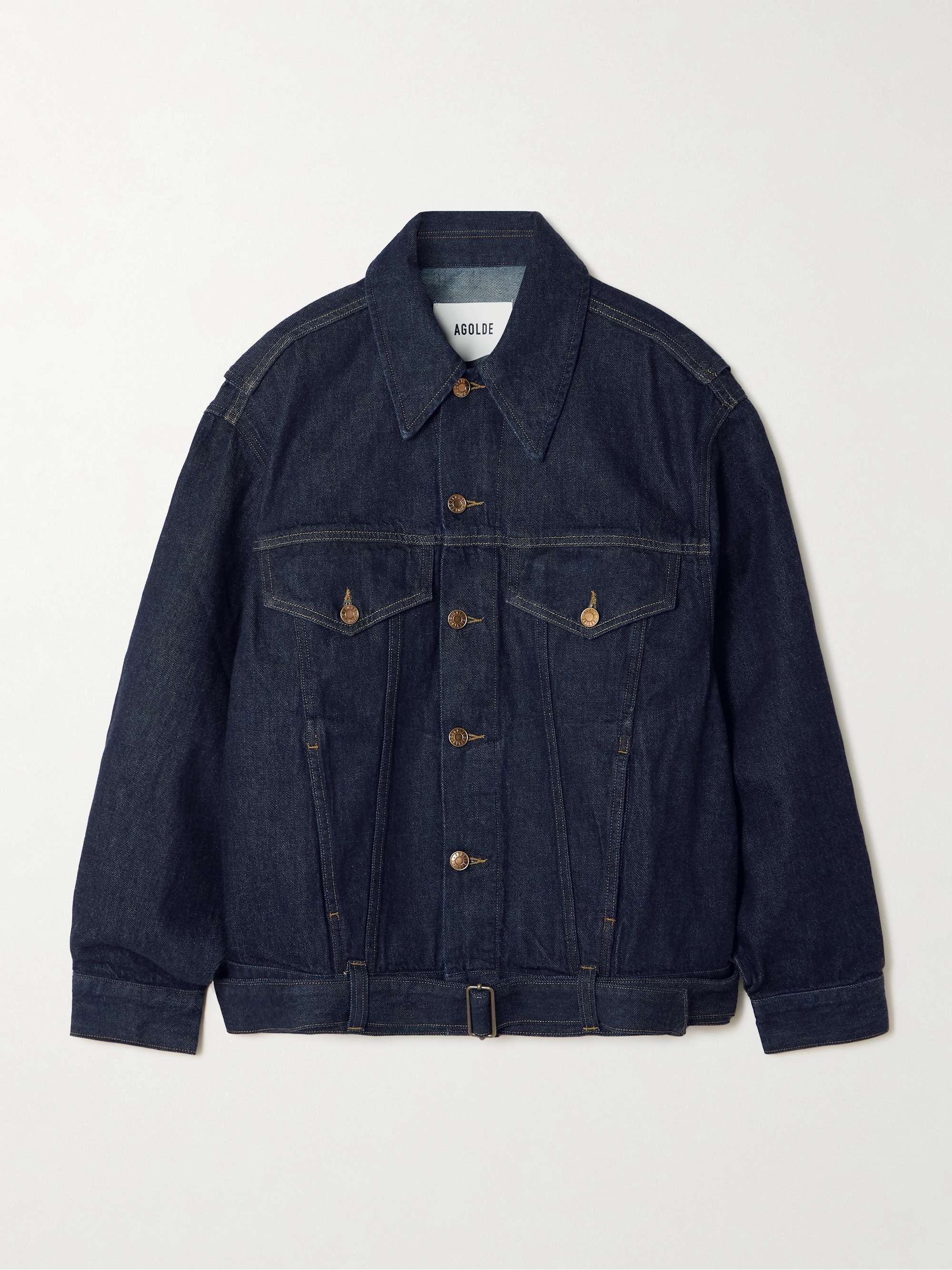 Merritt Belted Denim Jacket