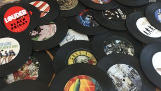 Vintage record coasters
