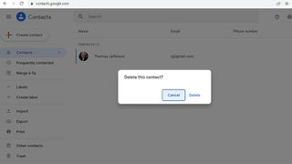 How to edit or delete contacts in Gmail