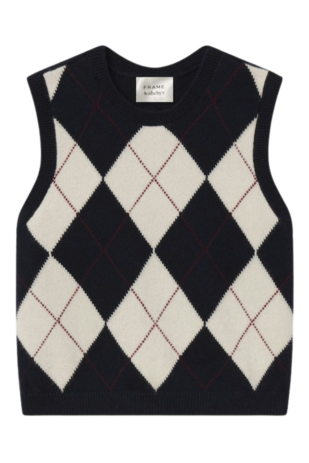 Frame Sotheby&amp;rsquo;s Women&#039;s Argyle Vest