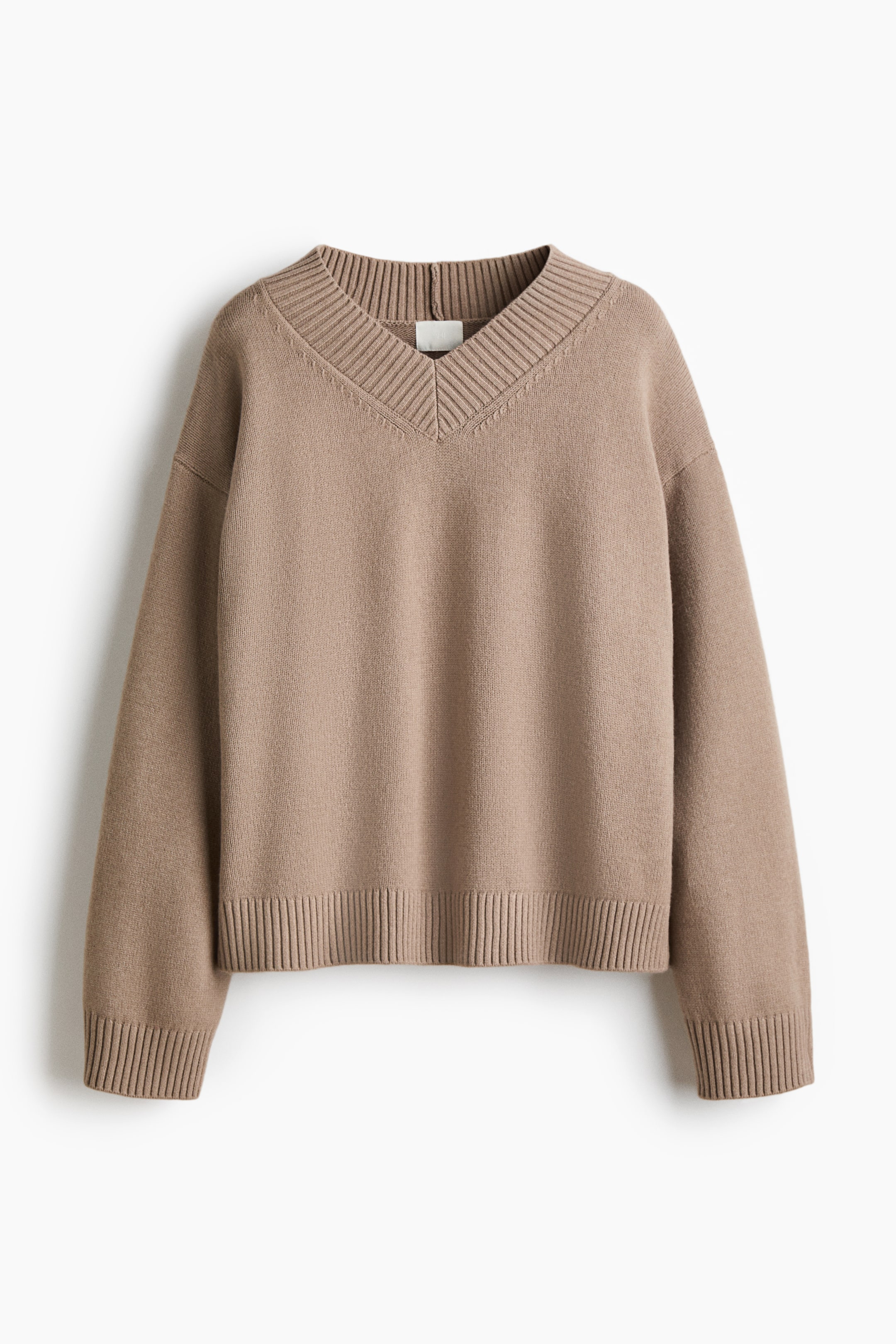 V-Neck Sweater - Cream