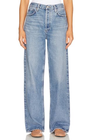 Agolde, Tief sitzende Puddle Wide Leg-Jeans