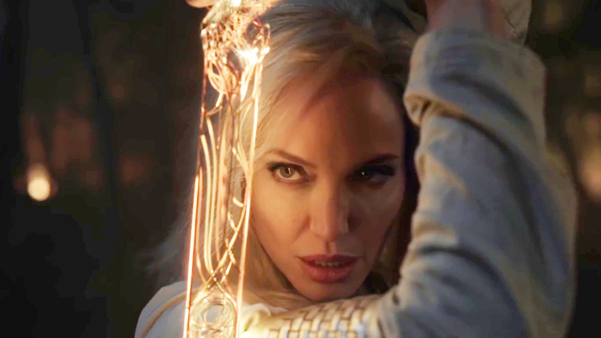 Angelina Jolie as Thena in Eternals