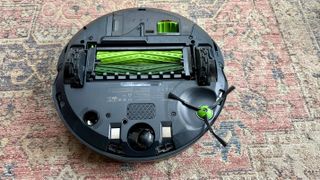 iRobot Roomba Combo 10 Max flipped over to show underside