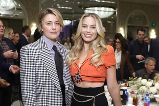 Margot Robbie and Greta Gerwig at the AFI Awards Luncheon