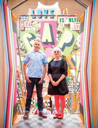 Luke Morgan and Morag Myerscough at The Temple of Agape