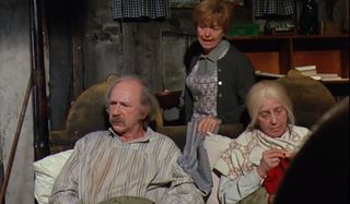 Grandpa Joe says floor is too cold Willy Wonka and the Chocolate Factory