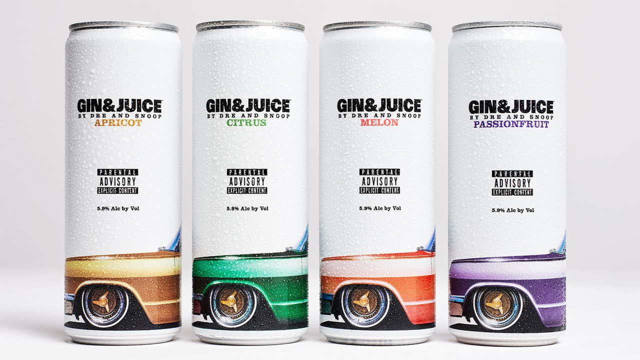 Ini Archibong Gin &amp; Juice cans