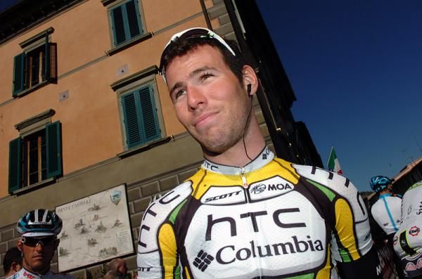 Mark Cavendish (HTC - Columbia) awaits the start.
