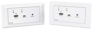 The new Extron Wallplate Transmitter for USB-C and HDMI.