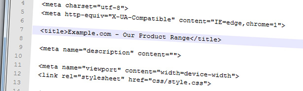 An example of a badly formatted page title. As the website name is presented first it can create less accessible search results