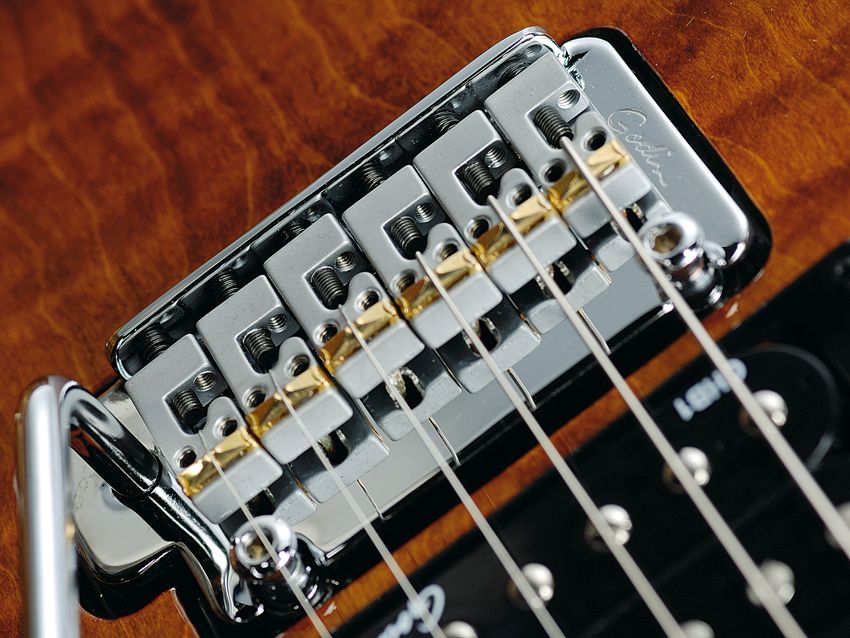 The xtSA has RMC bridge transducers enabling the guitar to provide acoustic sounds