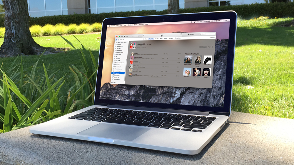 how can i choose a playlist from itunes for my powerpoint for mac