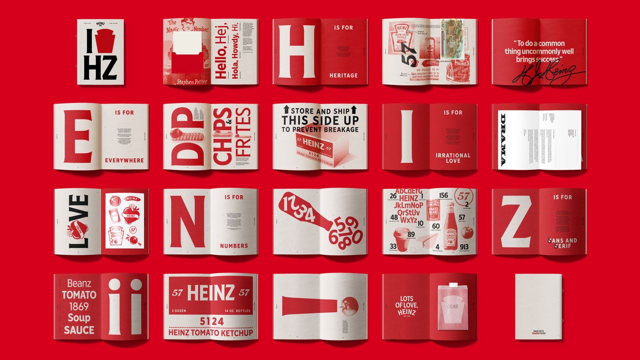Heinz typography in use