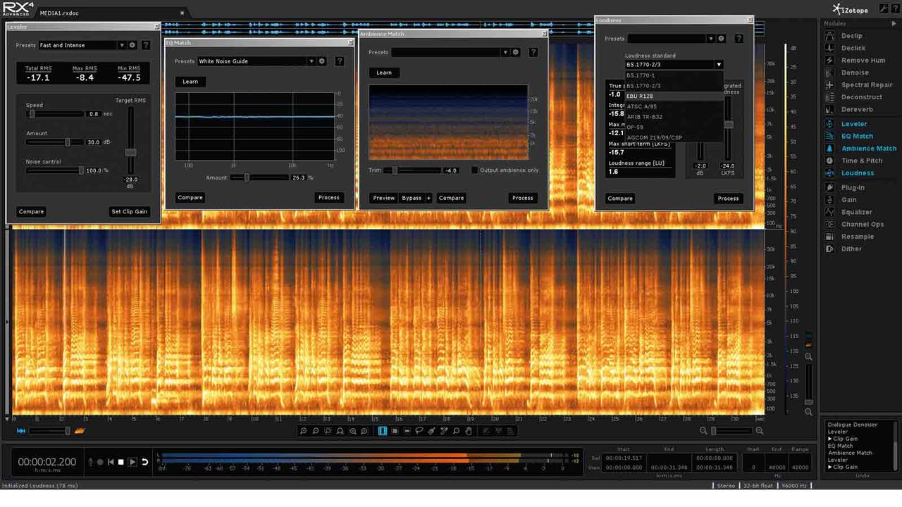The Advanced version features additional bells and whistles such as the new Loudness module