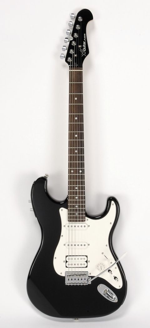 The X Guitar looks like an ordinary electric at first glance