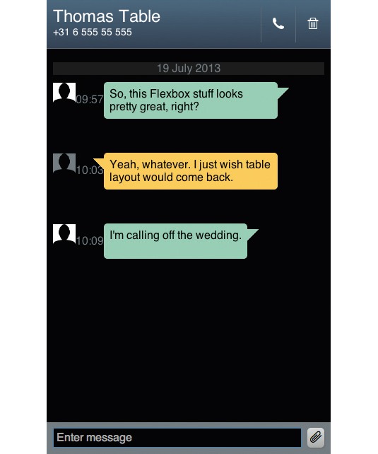 Adding flex: 1 to the text field at the bottom of the page allocates all of the extra horizontal space to it